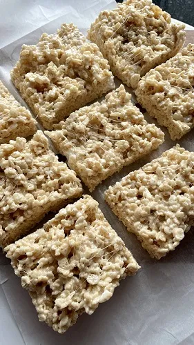 Brown Butter Rice Crispy Treats