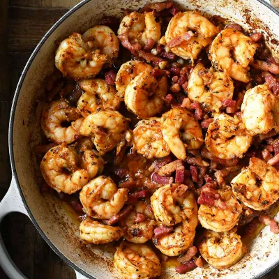 Recipe 'Shrimp and Bacon Skillet'