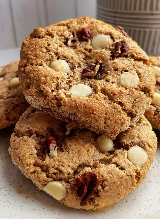 White Chocolate Chip Pecan Cookies