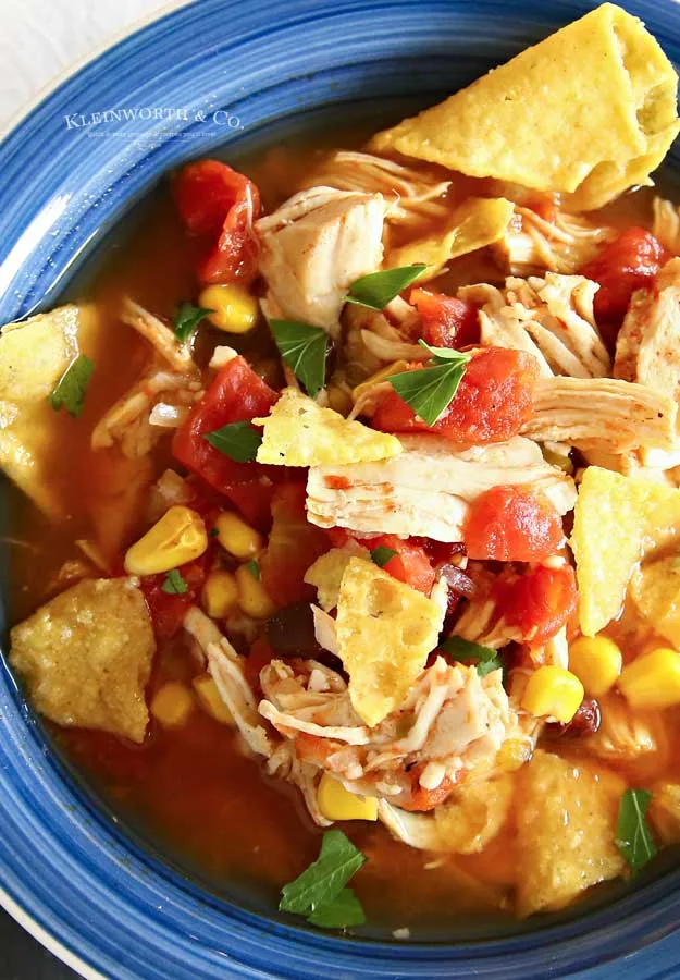 Instant Pot Chicken Tortilla Soup