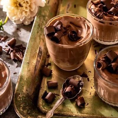 Recipe 'No Fuss Whipped Dark Chocolate Mousse'