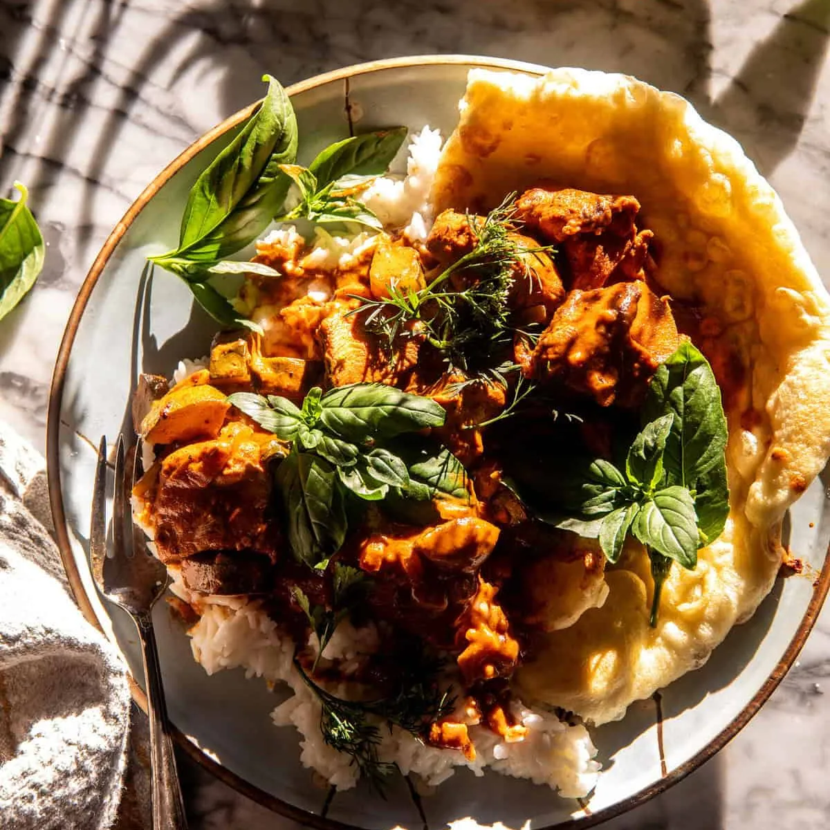 Crockpot Basil Butter Chicken