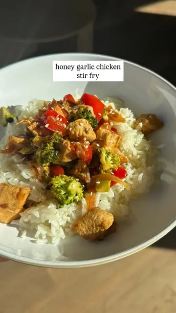 Honey Garlic Chicken Stir Fry