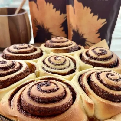 Recipe 'Mushroom Mocha Cinnamon Rolls'