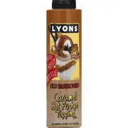Lyons Topping, Caramel Hot Fudge, Old Fashioned
