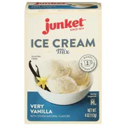 Junket Ice Cream Mix, Very Vanilla