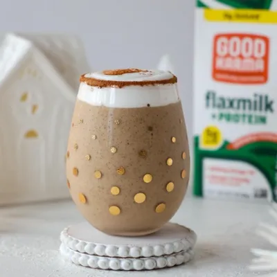 Recipe 'Gingerbread Flax + Protein Smoothie'