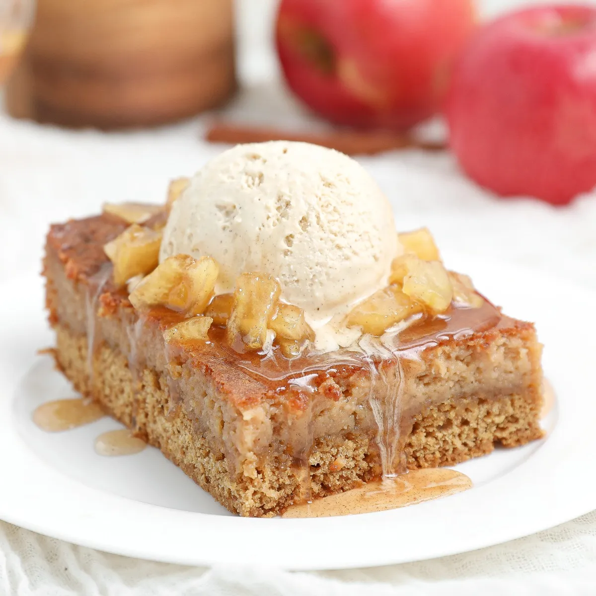 Caramel Apple Gooey Butter Cake Recipe