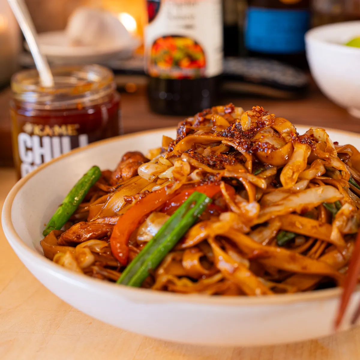 Spicy Chicken Lo Mein