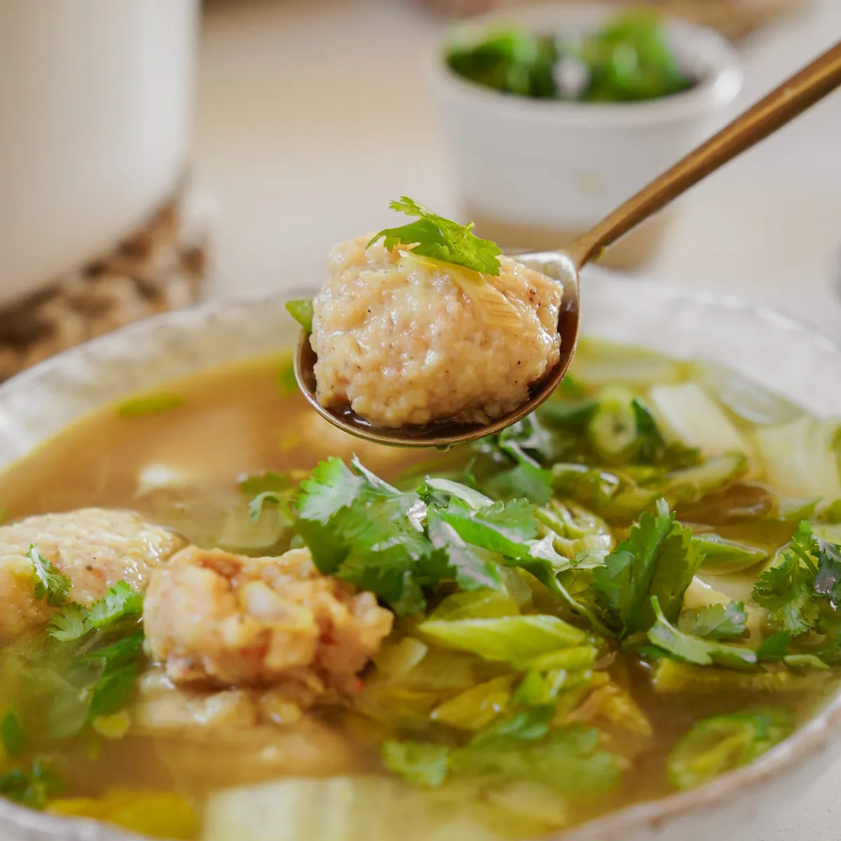 Shrimp Balls Soup