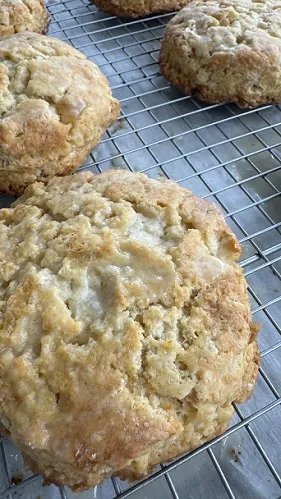 Lemon Ginger Scones