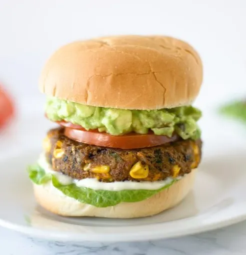 Sweet Potato & Black Bean Burger