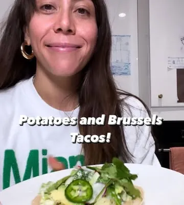 Recipe 'Potato and Brussels Tacos!'