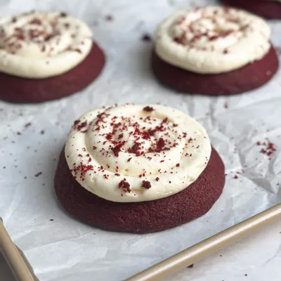 Recipe 'CRUMBL COPYCAT RED VELVET COOKIES'