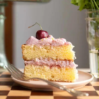 Recipe 'Lemon Cherry Layer Cake'