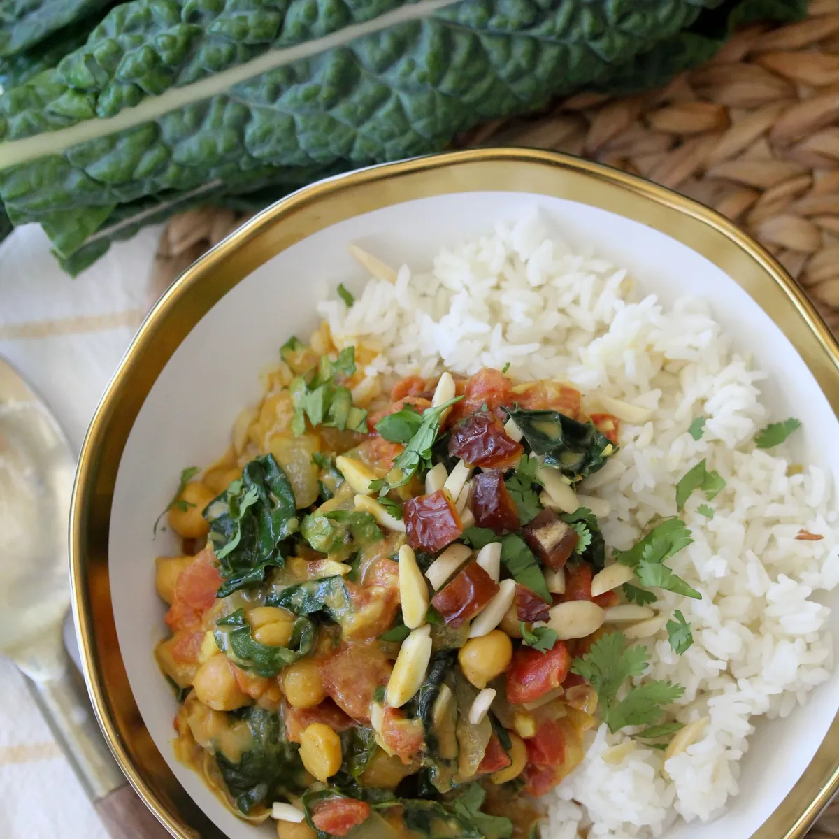Kale and Chickpea Curry