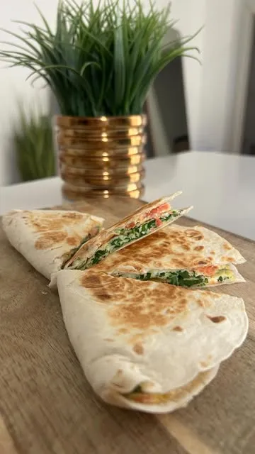 Smoked Salmon Breakfast Quesadilla