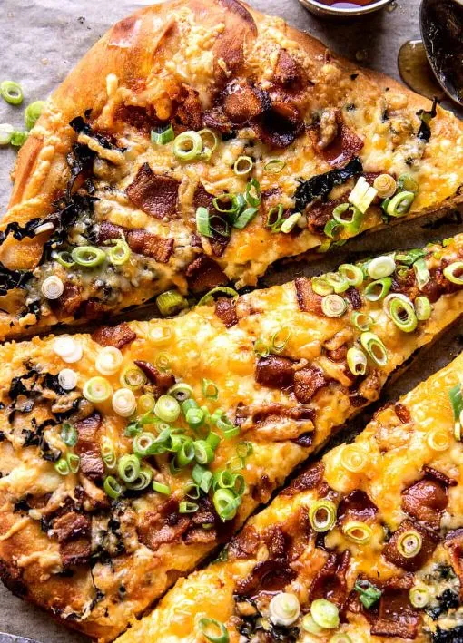 Gouda, Bacon and Pumpkin Pizza