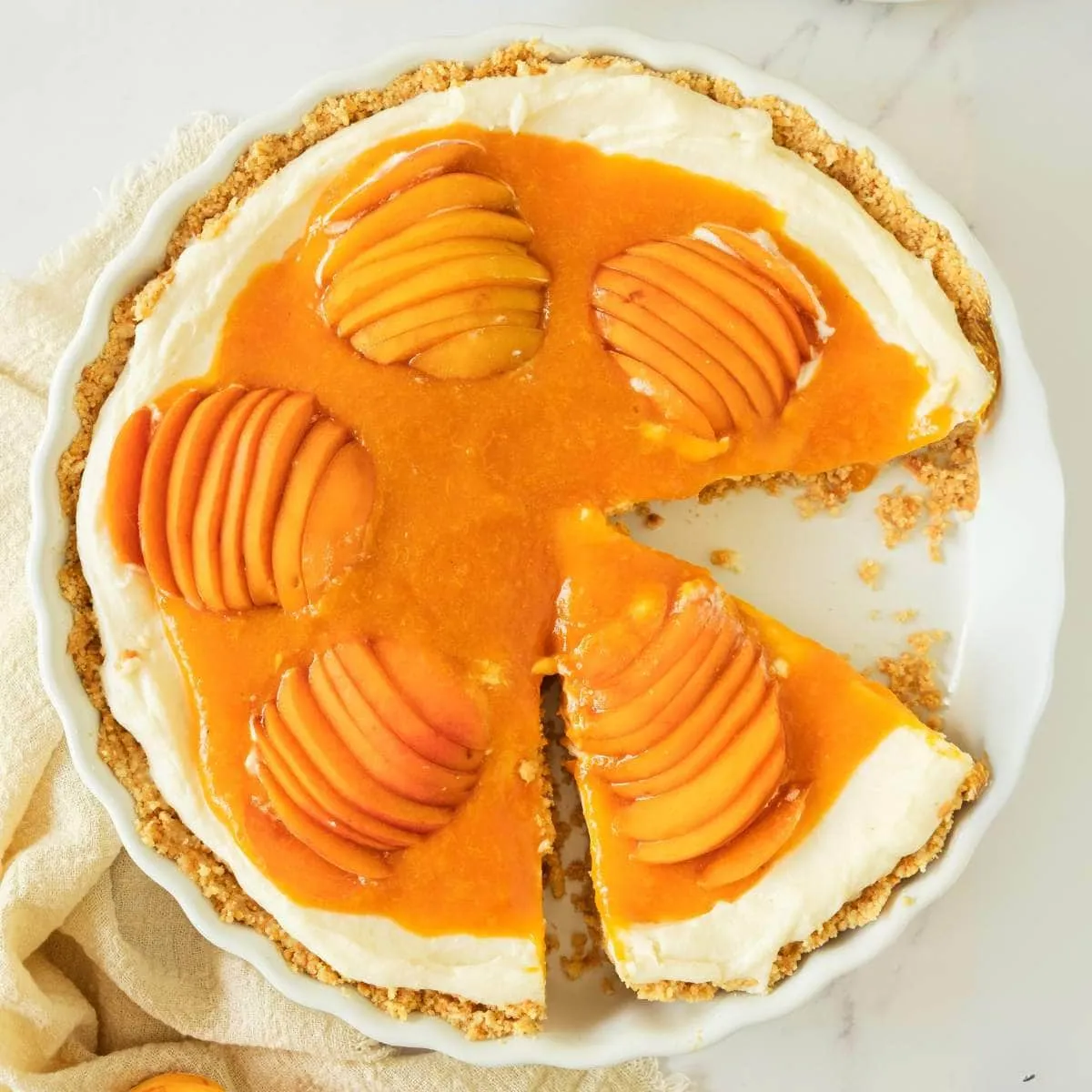 No-Fuss Apricot Cheesecake Recipe
