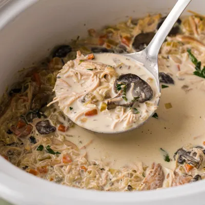 Recipe 'Slow Cooker Chicken Wild Rice Soup'