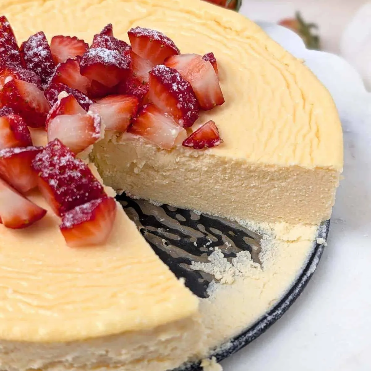 Healthy Ricotta Cheesecake - High Protein, Low Carb Magic
