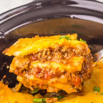 Recipe 'Slow Cooker Chili Cheese Enchilada Bake'