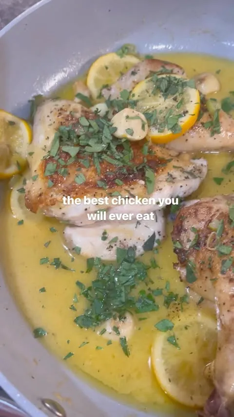 GARLIC CONFIT LEMON CHICKEN