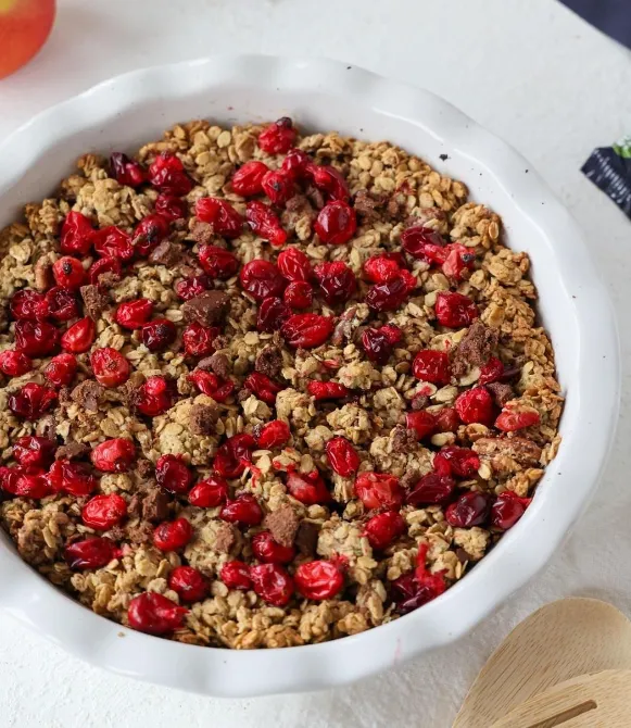 Apple Cranberry Crisp