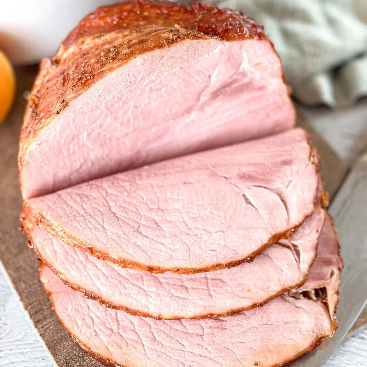 Dutch Oven Ham With Maple Orange Glaze