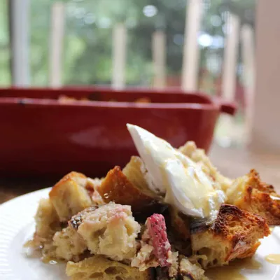Recipe 'Strawberry Ricotta French Toast Casserole'