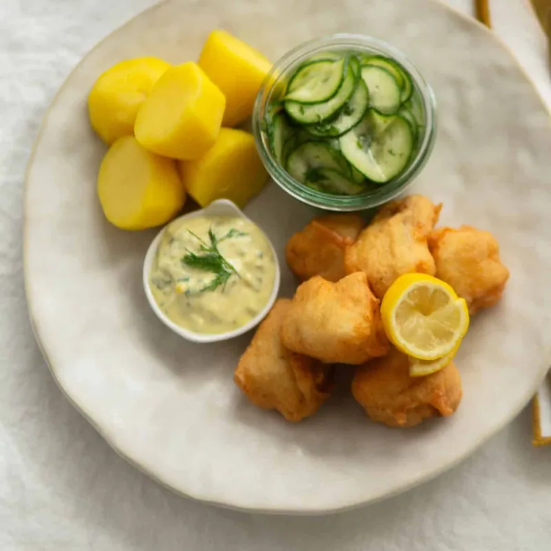 German Beer-Battered Cod Recipe (Backfish)