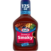 Kraft Sweet & Smoky Barbecue Sauce with 25% Less Sugar