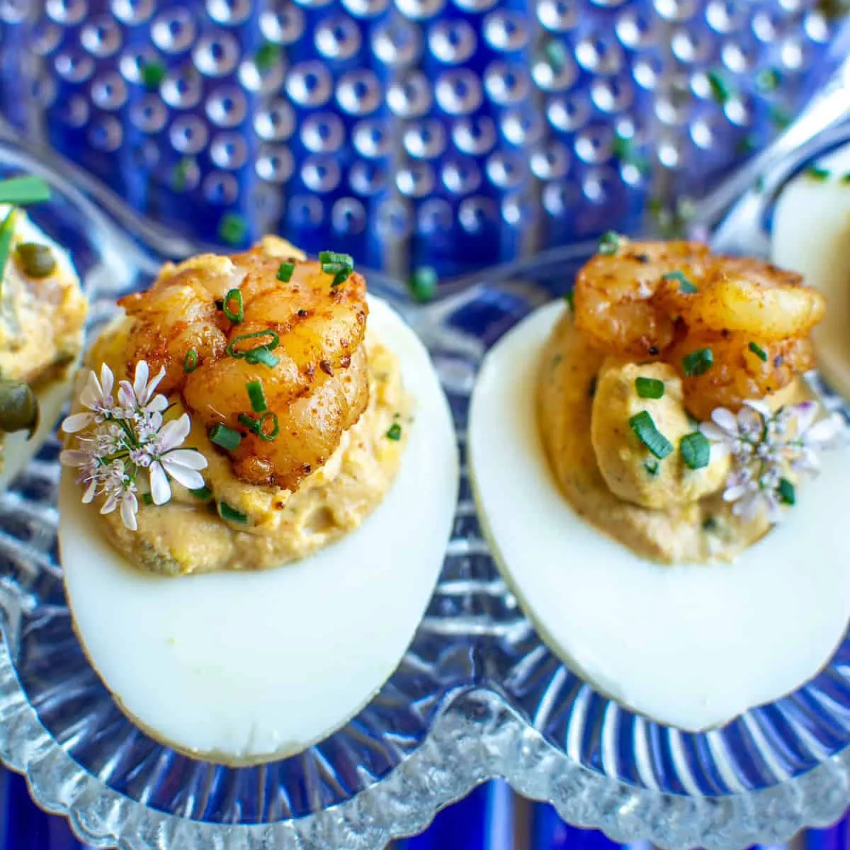 Cajun Shrimp Deviled Eggs Recipe