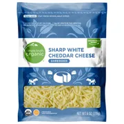 Simple Truth Shredded Cheese, Sharp White Cheddar