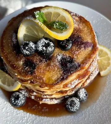 Recipe 'Lemon Blueberry Ricotta Pancakes'