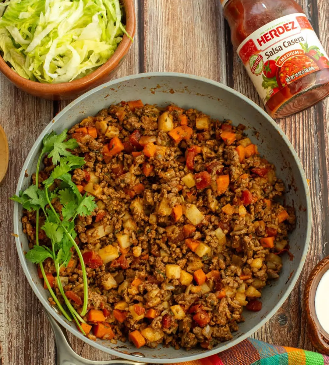 Picadillo (for tacos, tostadas, and burritos)