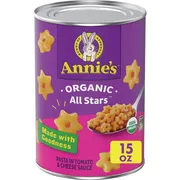 Annie's Organic All Stars, Canned Pasta in Tomato & Cheese Sauce