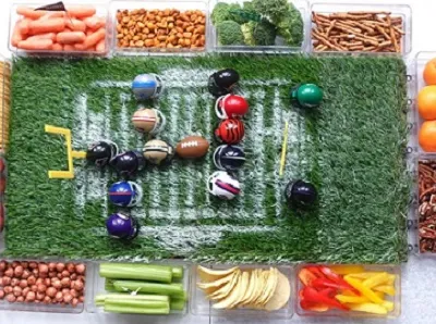 Recipe 'The Easiest Snack Stadium for Super Bowl (only 3 steps!)'