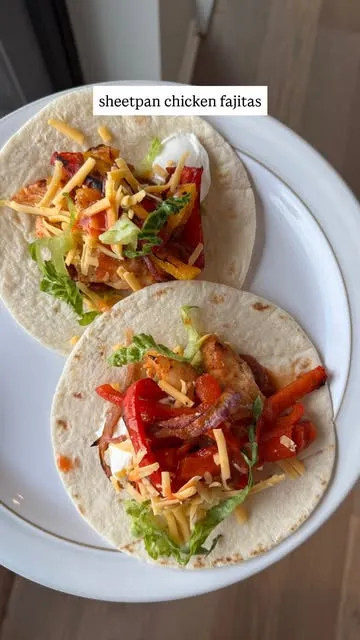 Sheet Pan Chicken Fajitas