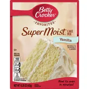 Betty Crocker Super Moist Vanilla Cake Mix