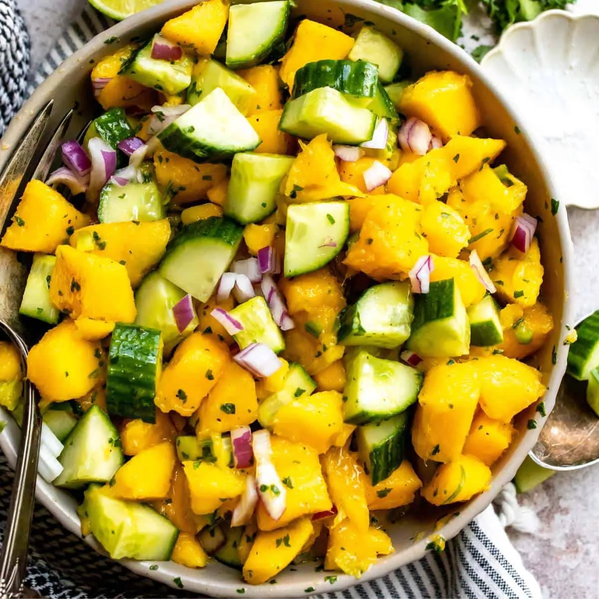 Cucumber Mango Salad