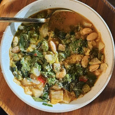 Clean Out The Fridge and Cook It To Death Soup