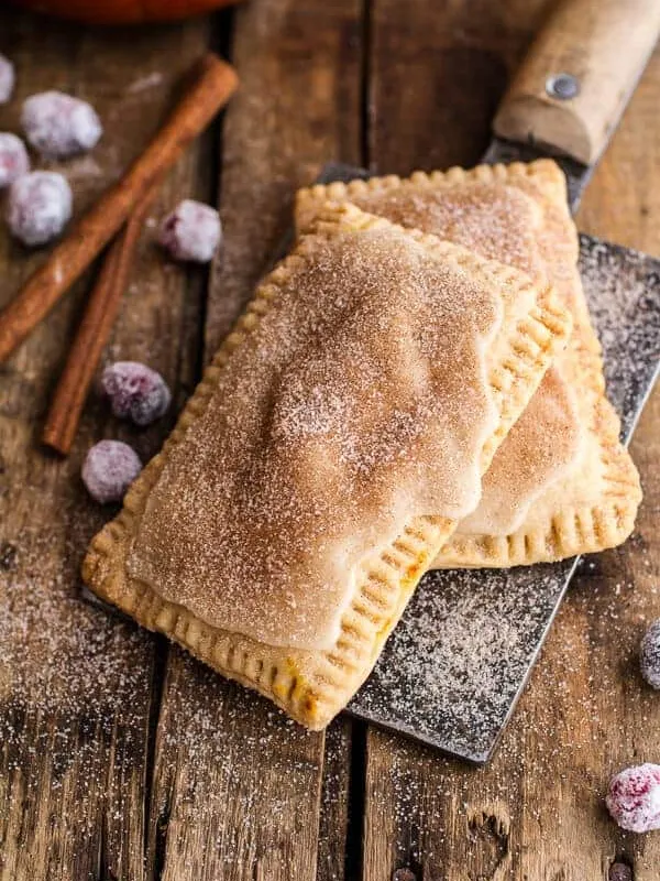Cinnamon Sugar Nutella Swirled Pumpkin Pie Pop-Tarts.