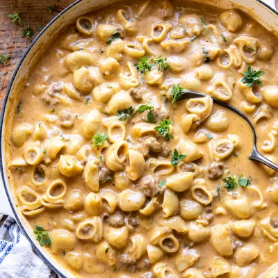 Recipe 'Healthier Homemade One Pot Hamburger Helper'