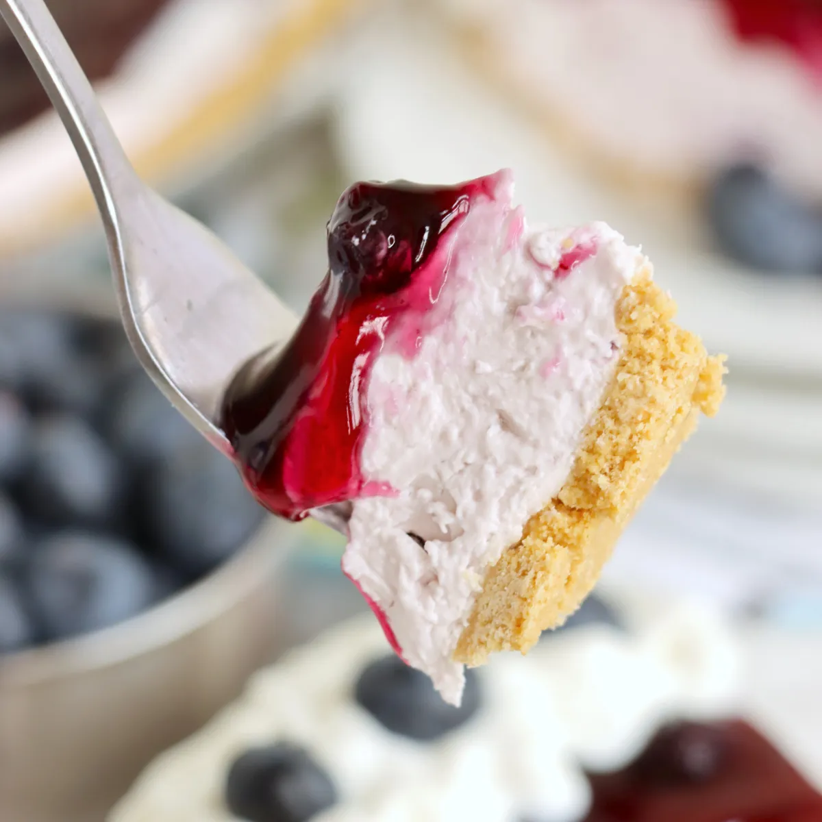 Cream Cheese Blueberry Pie