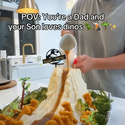 Recipe 'Dino Volcano Dinner'