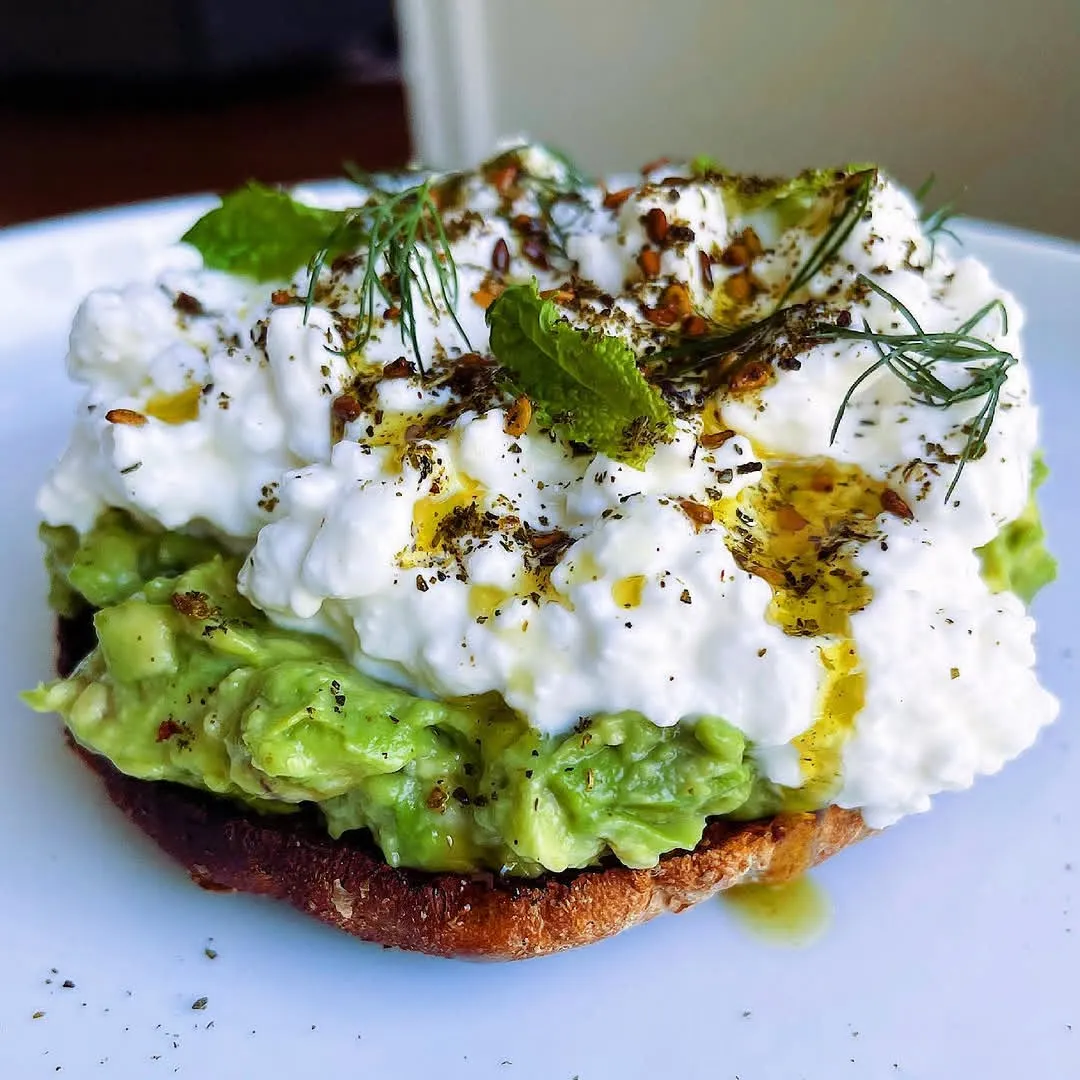Cottage Cheese & Za'atar Avocado Toast