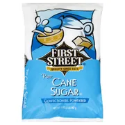 First Street Cane Sugar, Pure, Confectioners Powdered