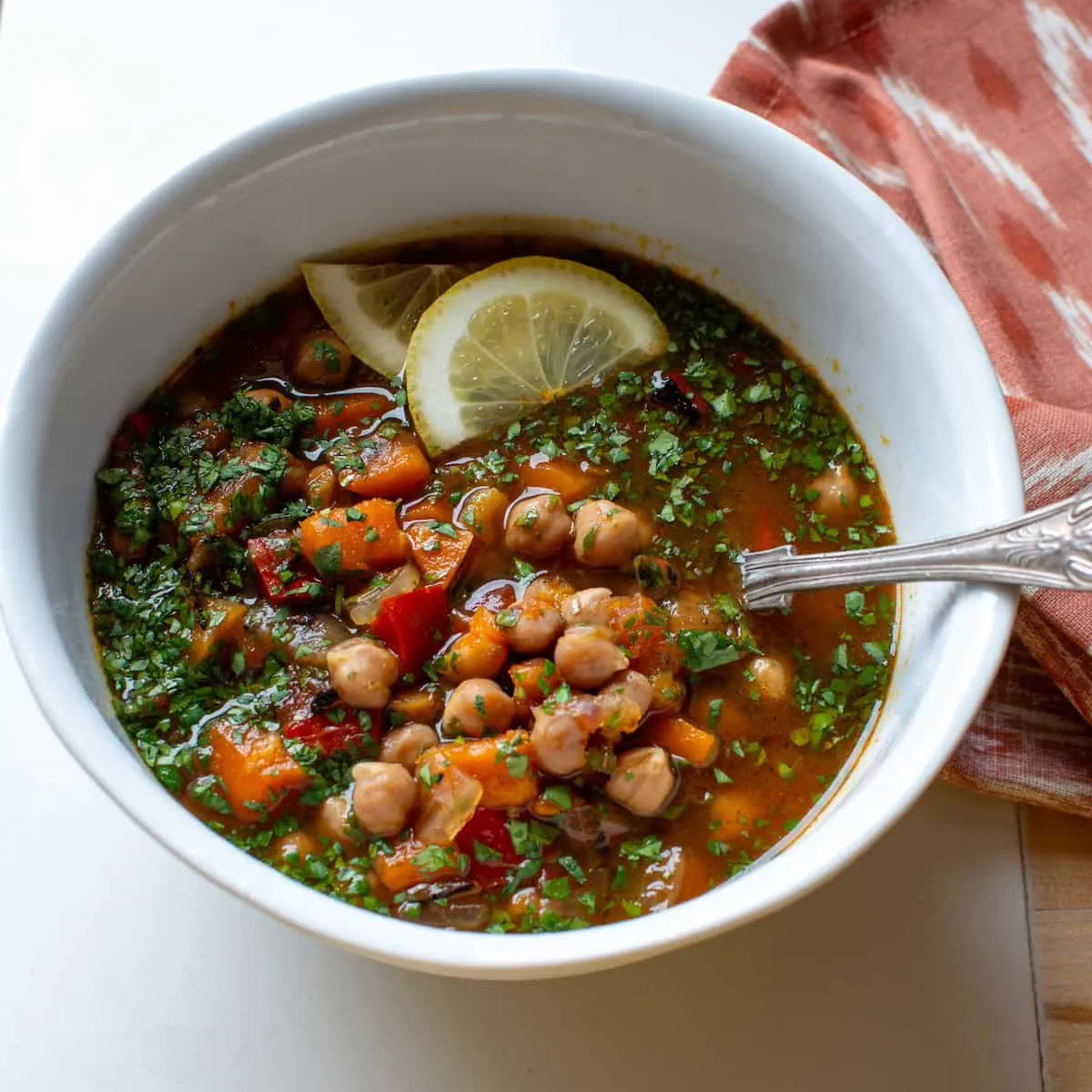 Slow Cooker Moroccan Chickpea Soup Recipe