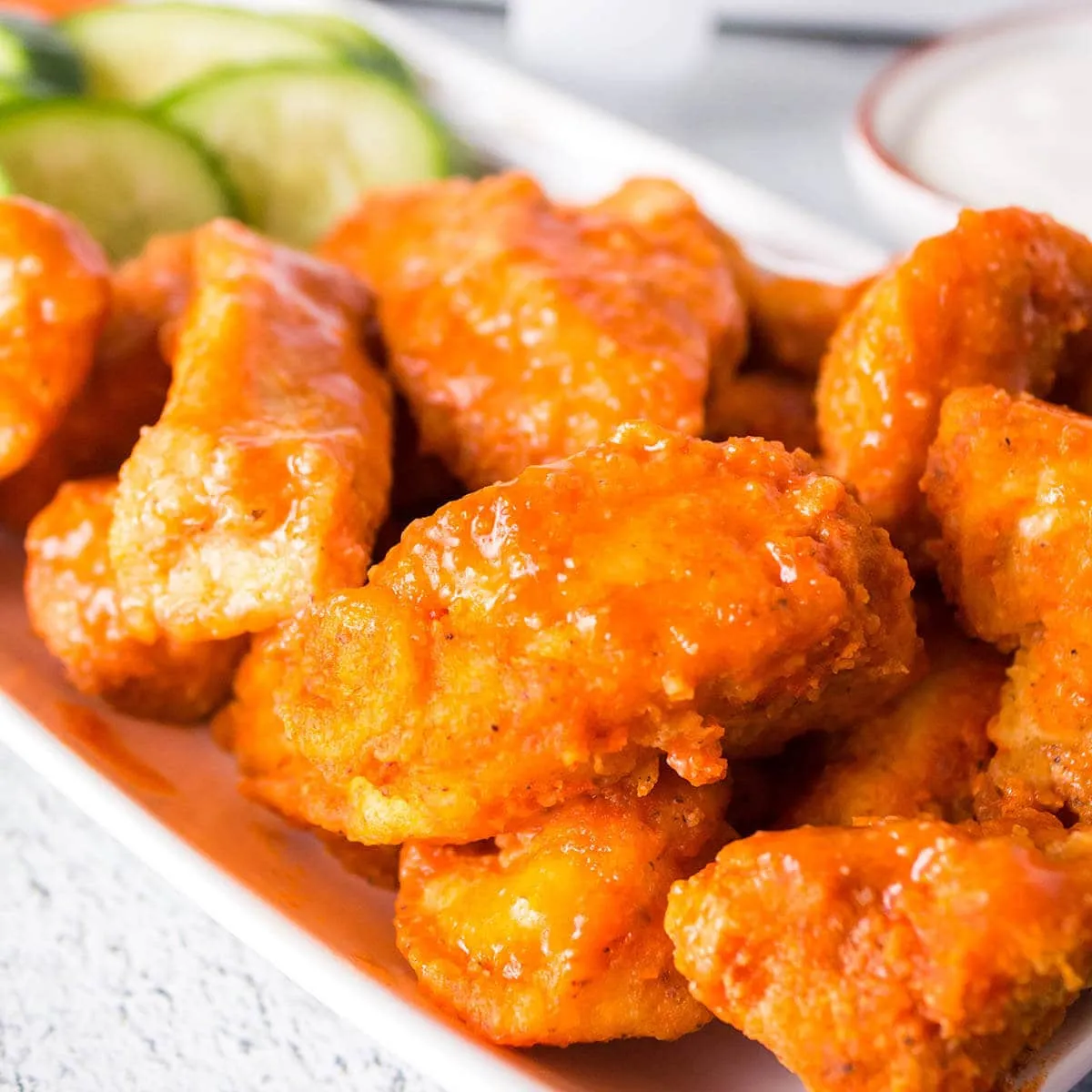 Air Fryer Buffalo Chicken Bites